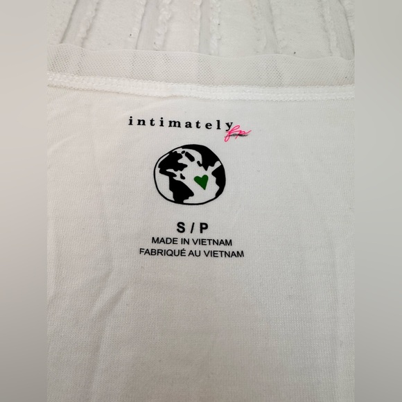 Free People Intimately White Bodysuit Size S - Picture 3 of 6